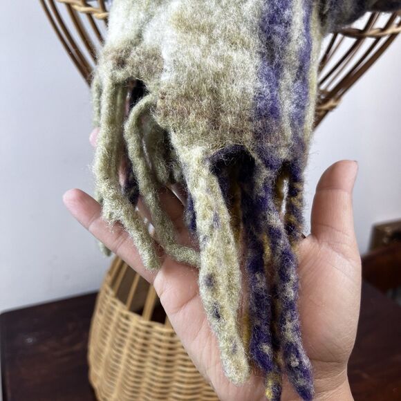 Aritzia  Wilfred Free Plaid Wool Blend Scarf  Fringe - Picture 3 of 9